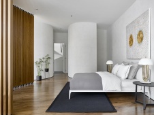 Фото интерьера спальни в стиле минимализм