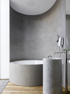 Фото интерьера ванной в стиле минимализм