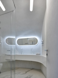 Фото интерьера санузла в стиле минимализм