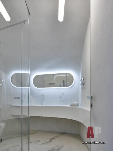 Фото интерьера санузла в стиле минимализм