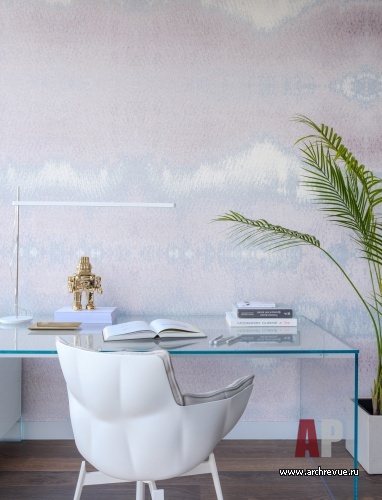 Фото интерьера кабинета квартиры в современном стиле