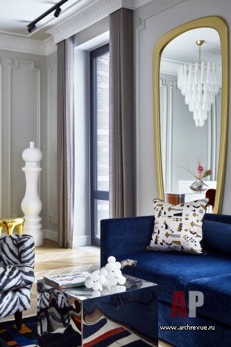 Фото интерьера гостиной квартиры в стиле китч