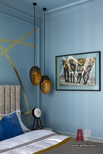 Фото интерьера спальни квартиры в стиле китч