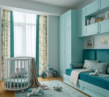 Фото интерьера детской квартиры в стиле фьюжн