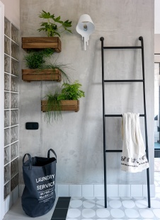 Фото интерьера санузла таунхауса в скандинавском стиле