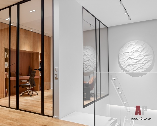 Фото интерьера кабинета квартиры в стиле эко