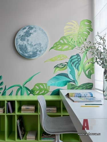 Фото интерьера детской квартиры в стиле эко