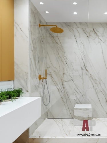 Фото интерьера санузла квартиры в стиле эко