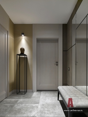 Фото интерьера входной зоны квартиры в современном стиле