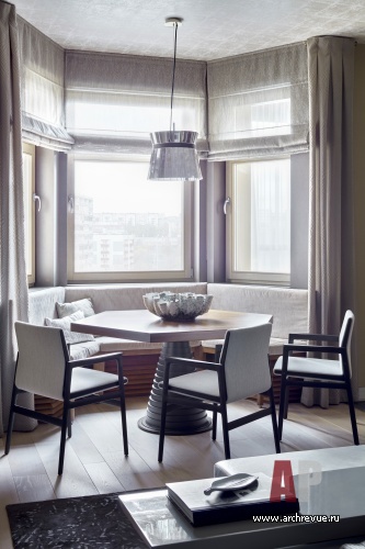 Фото интерьера столовой квартиры в современном стиле