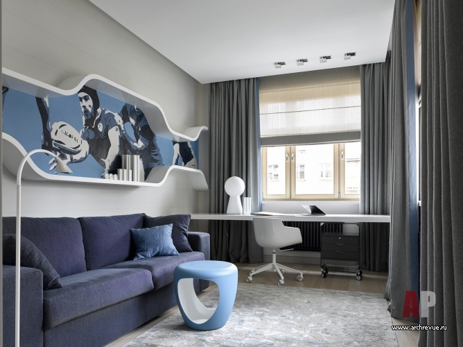 Фото интерьера детской квартиры в современном стиле