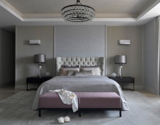 Фото интерьера спальни квартиры в современном стиле