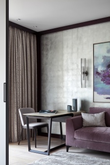 Фото интерьера кабинета квартиры в современном стиле