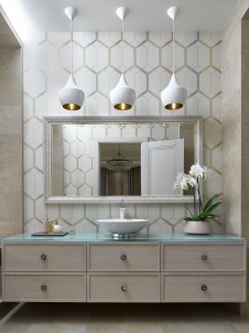 Фото интерьера санузла квартиры в современном стиле