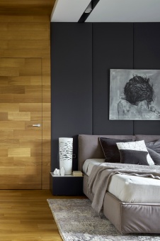 Фото интерьера спальни дома в современном стиле