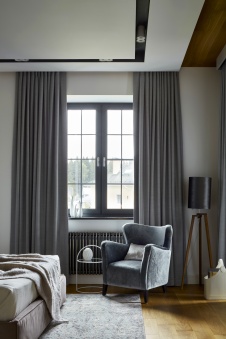 Фото интерьера спальни дома в современном стиле