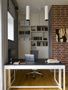 Фото интерьера кабинета дома в современном стиле