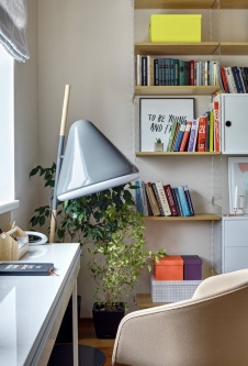 Фото интерьера кабинета квартиры в скандинавском стиле