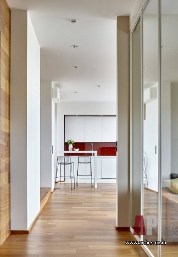 Фото интерьера кухни квартиры в скандинавском стиле