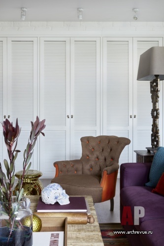 Фото интерьера гостиной квартиры в восточном стиле