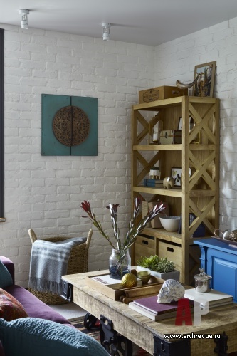 Фото интерьера гостиной квартиры в восточном стиле