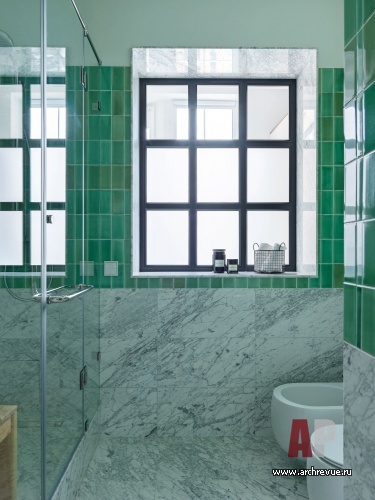 Фото интерьера санузла квартиры в стиле фьюжн