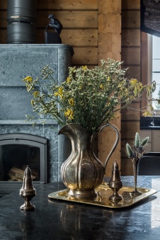 Фото интерьера каминной дома в стиле современная классика