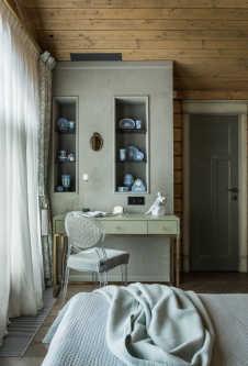 Фото интерьера спальни дома в стиле современная классика