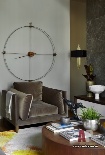 Фото интерьера гостиной квартиры в стиле фьюжн