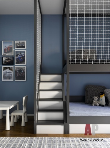 Фото интерьера детской квартиры в стиле фьюжн