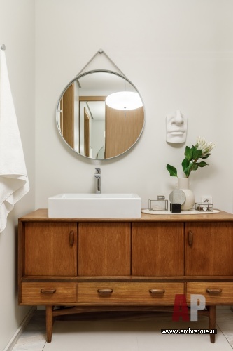 Фото интерьера санузла квартиры в стиле фьюжн