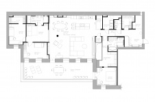Объединение смежных квартир. Общая планировка.