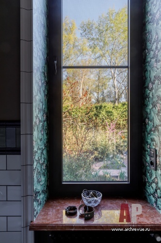 Фото интерьера санузла дома в стиле фьюжн