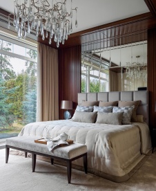 Фото интерьера спальни гостевого дома в стиле современная классика