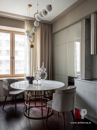 Фото интерьера кухни квартиры в современном стиле