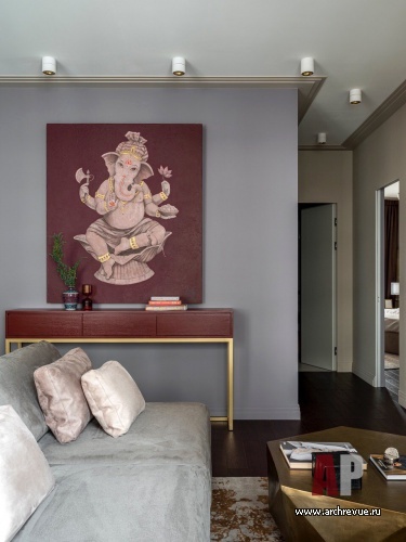 Фото интерьера гостиной квартиры в современном стиле