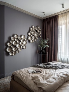 Фото интерьера спальни квартиры в современном стиле