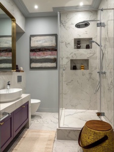 Фото интерьера санузла квартиры в современном стиле