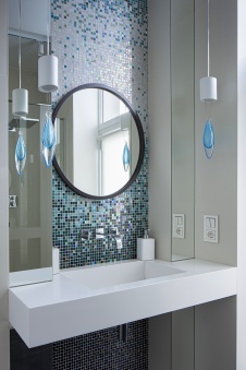 Фото интерьера санузла дома в стиле минимализм