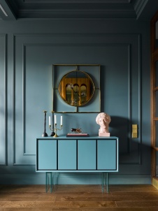 Фото интерьера гостиной квартиры в стиле фьюжн