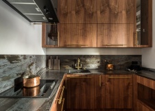 Фото интерьера кухни таунхауса в стиле лофт
