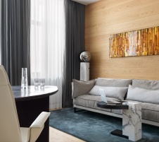 Фото интерьера кабинета дома в стиле фьюжн