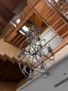 Фото интерьера лестницы дома в стиле фьюжн