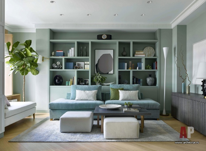 Фото интерьера гостиной квартиры в стиле эко Фото интерьера зоны отдыха квартиры в стиле эко