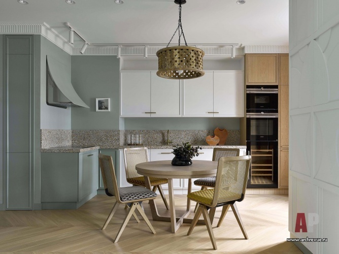 Фото интерьера кухни квартиры в стиле эко