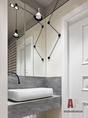 Фото интерьера санузла квартиры в стиле эко