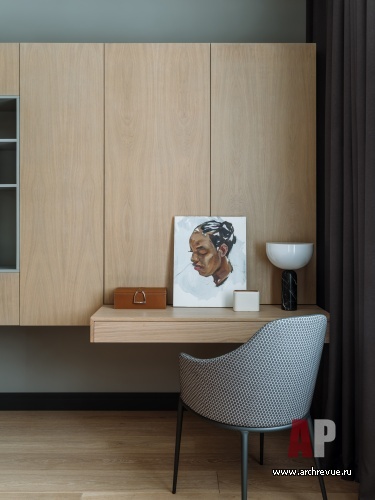 Фото интерьера спальни квартиры в стиле фьюжн