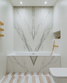 Фото интерьера санузла квартиры в стиле фьюжн