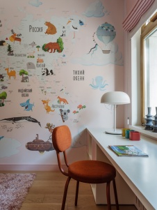 Фото интерьера детской квартиры в стиле фьюжн