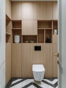 Фото интерьера санузла квартиры в стиле фьюжн